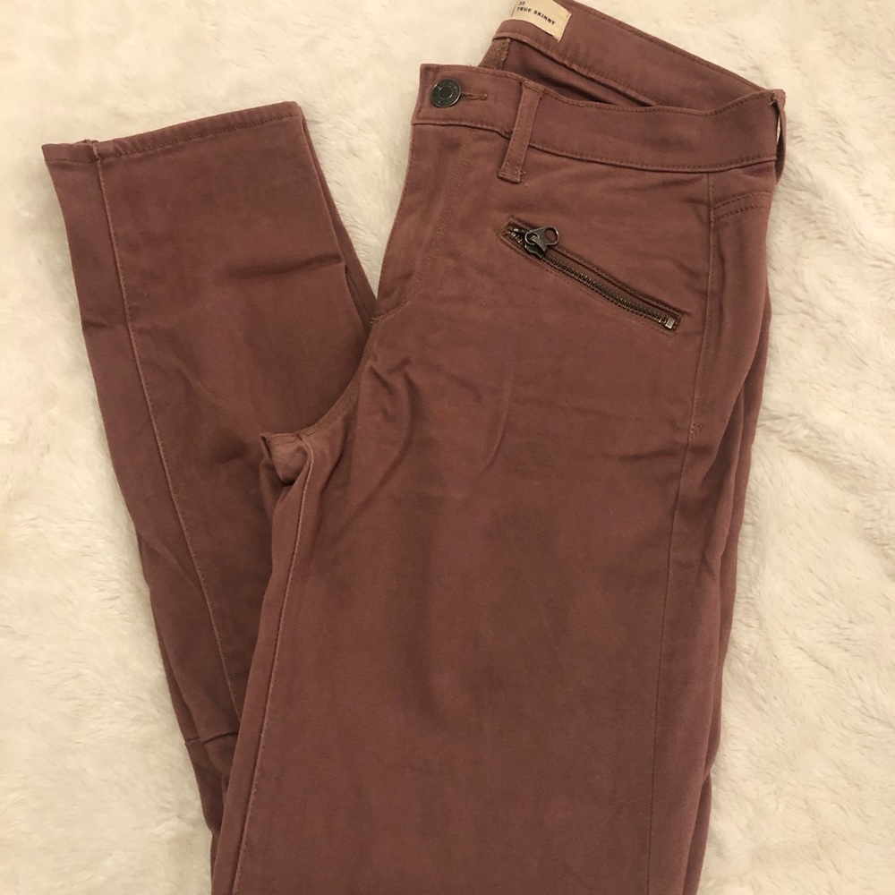 Gap mauve/rose colored jeans
